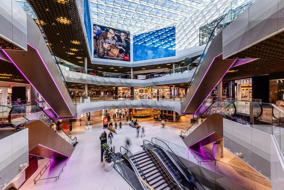 Blick in die Mall of Switzerland